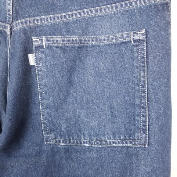 Levi's Vintage 90s Y2K Grunge Blue Denim SilverTab Baggy Fit Jeans Size 36x32 - Picture 8 of 12